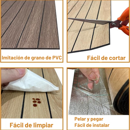 Papel Decorativo de PVC Adhesivo Con Acabado de Alta Calidad - Rollo 45 cm x 2 m®