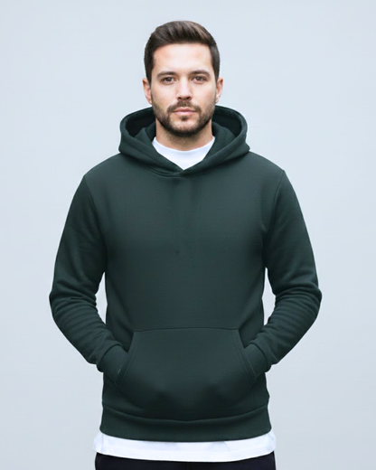 Sudadera de Algodón con Capucha para Hombre