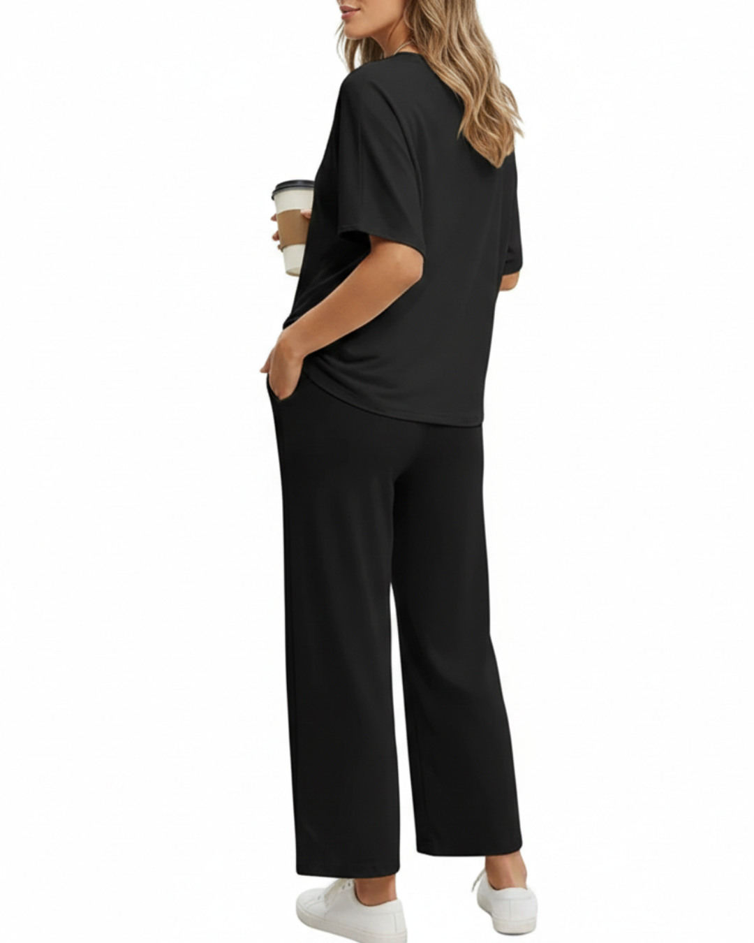 Conjunto Casual de Camiseta y Pantalón Versátil