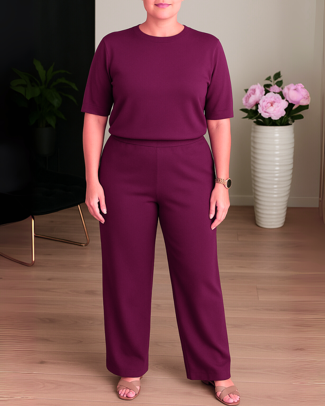 Conjunto de 3 piezas elegante y versátil para mujer®