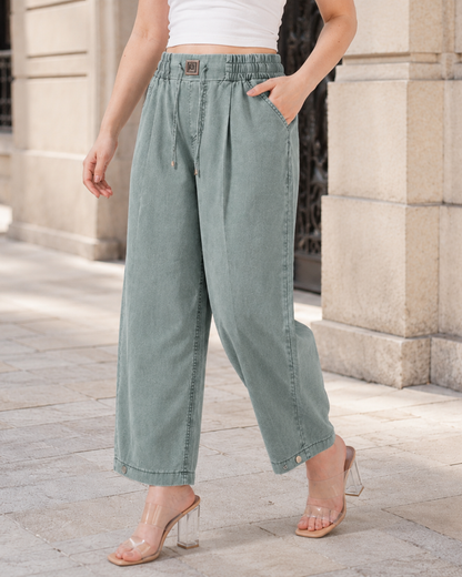 Pantalón Holgado con Cintura Elástica®