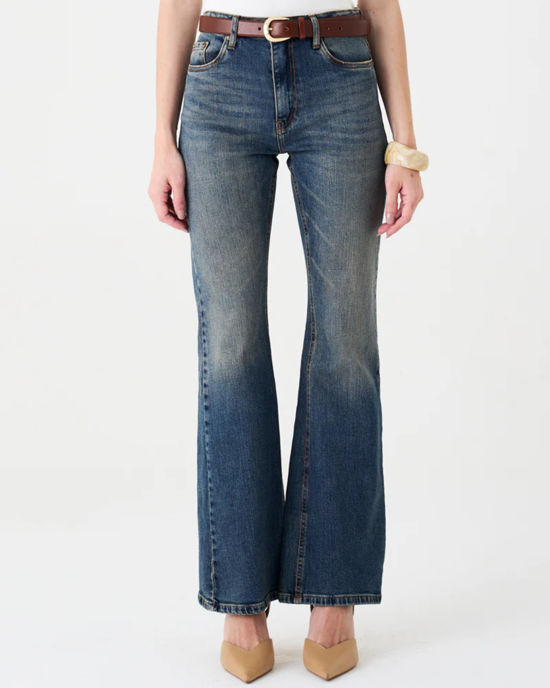 Pantalón Demin de Tiro Alto®