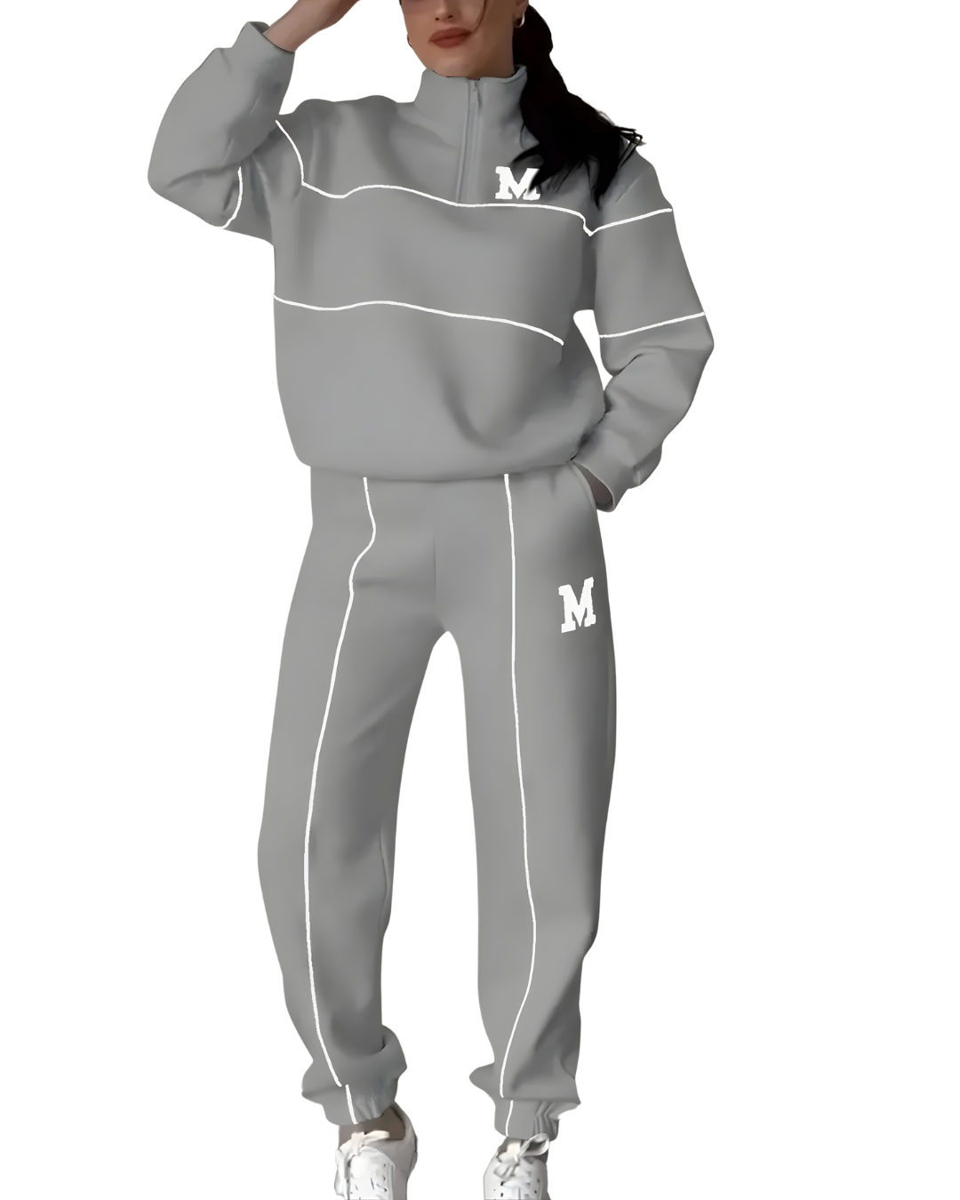 Conjunto Casual de Sudadera y Pantalón para Mujer