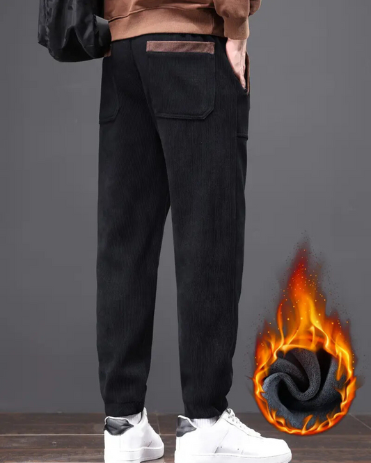 Pantalón Jogger Informal con Forro Polar