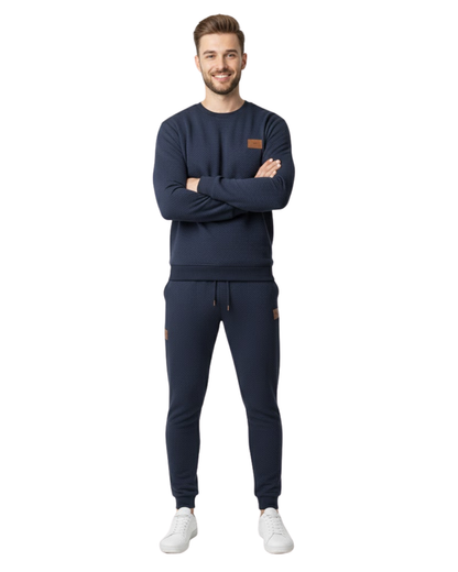 Conjunto Coordenado de Estilo Urbano con Textura Distintiva Para Hombre®