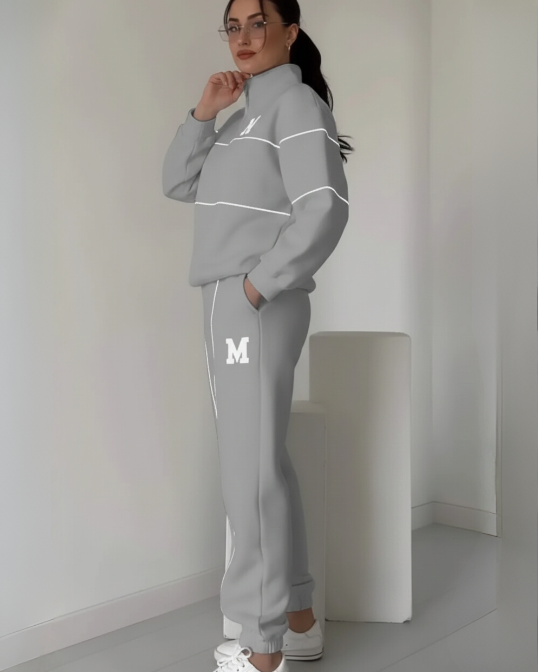 Conjunto Casual de Sudadera y Pantalón para Mujer