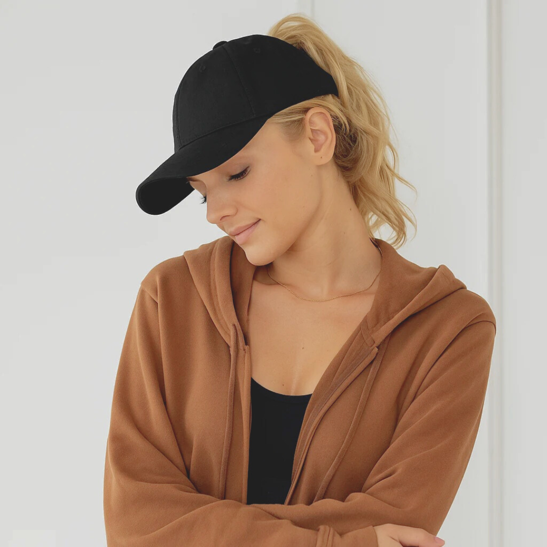 Gorra para Mujer con Abertura para la Cola de Cabello