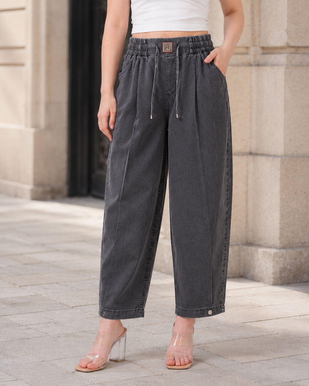 Pantalón Holgado con Cintura Elástica®