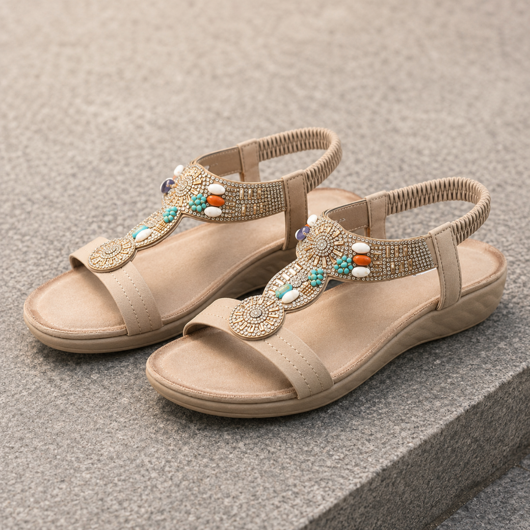 Sandalias cómodas con adornos®