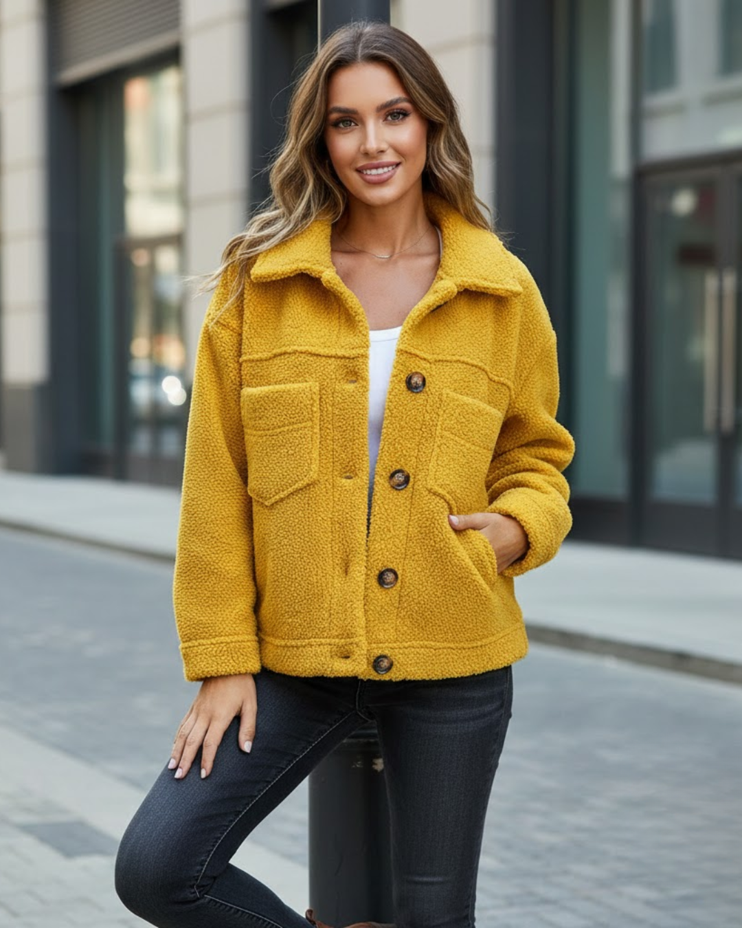 Abrigo Elegante para la Temporada De Mujer®