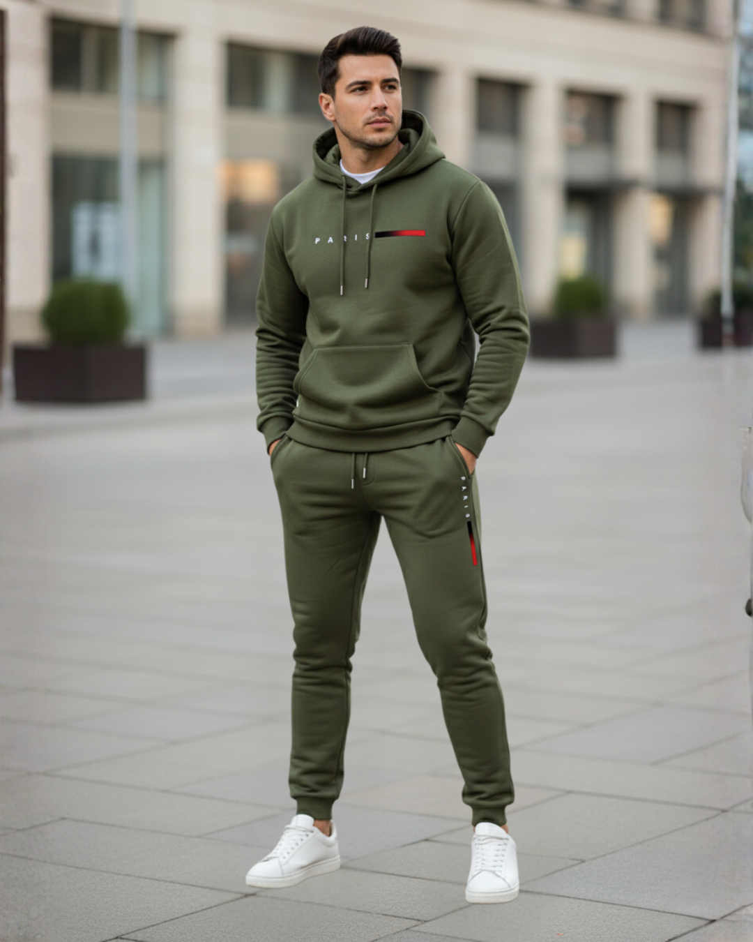 Conjunto Deportivo de  Sudadera y Joggers para Hombre