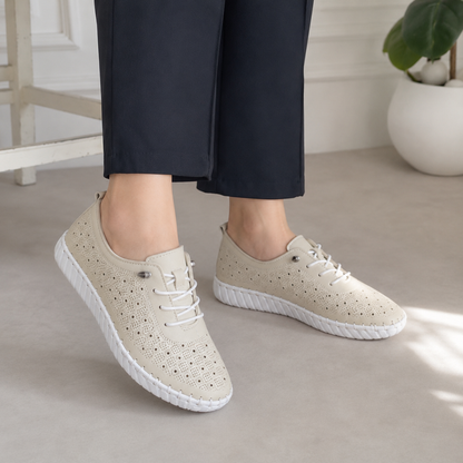 Bailarinas de piel auténtica estampada®