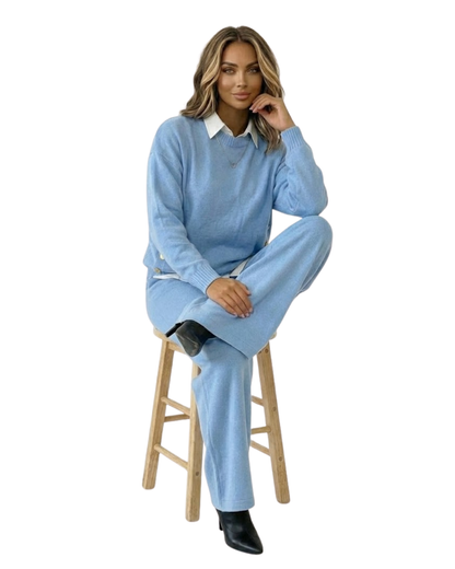 Conjunto de camiseta y pantalones para mujer