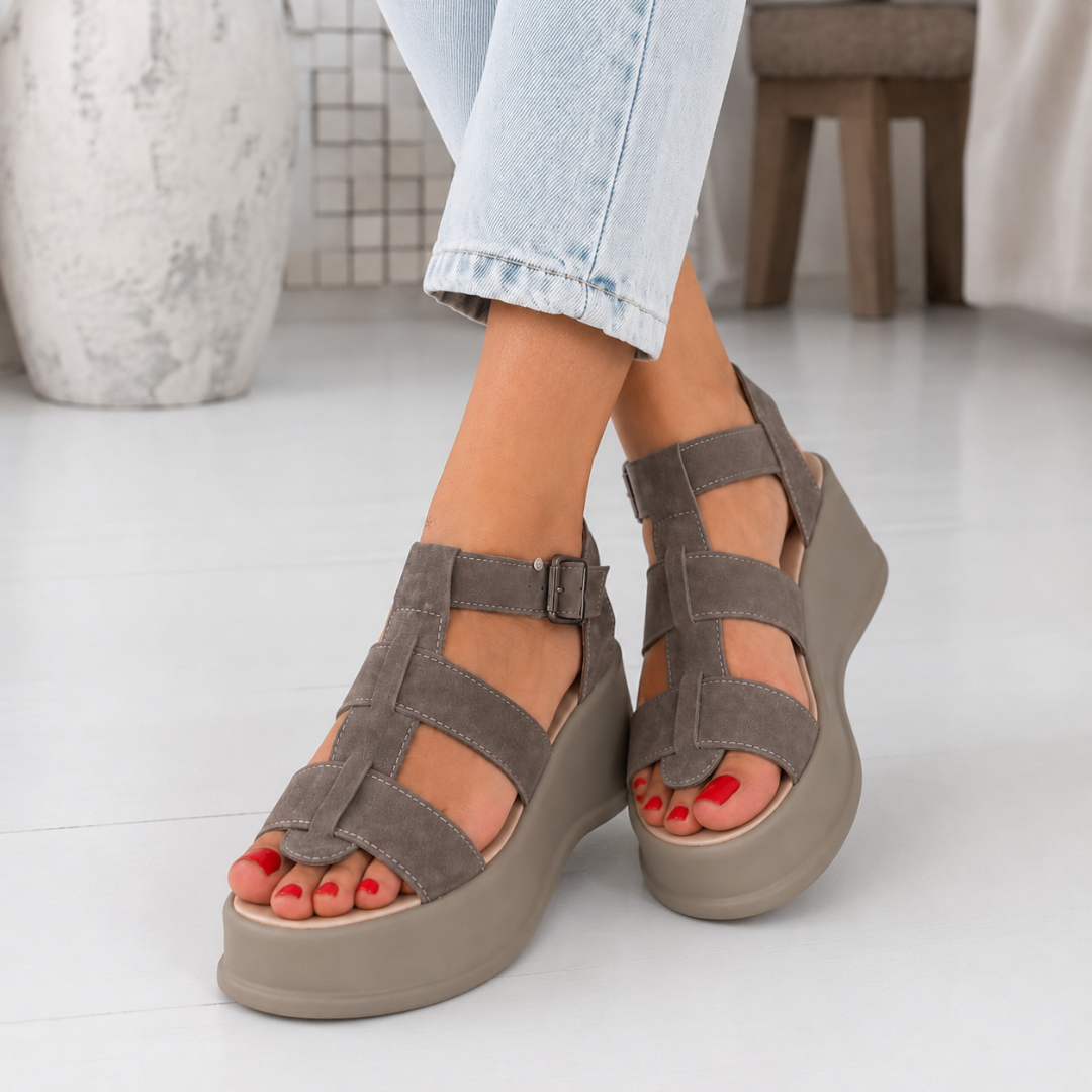 Sandalias con Estampado Animal®