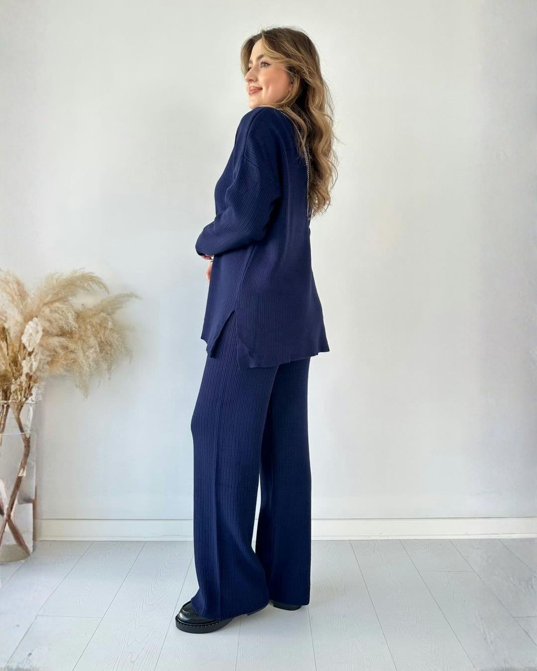 Conjunto de Dos Piezas con Cuello en V Para Mujer®