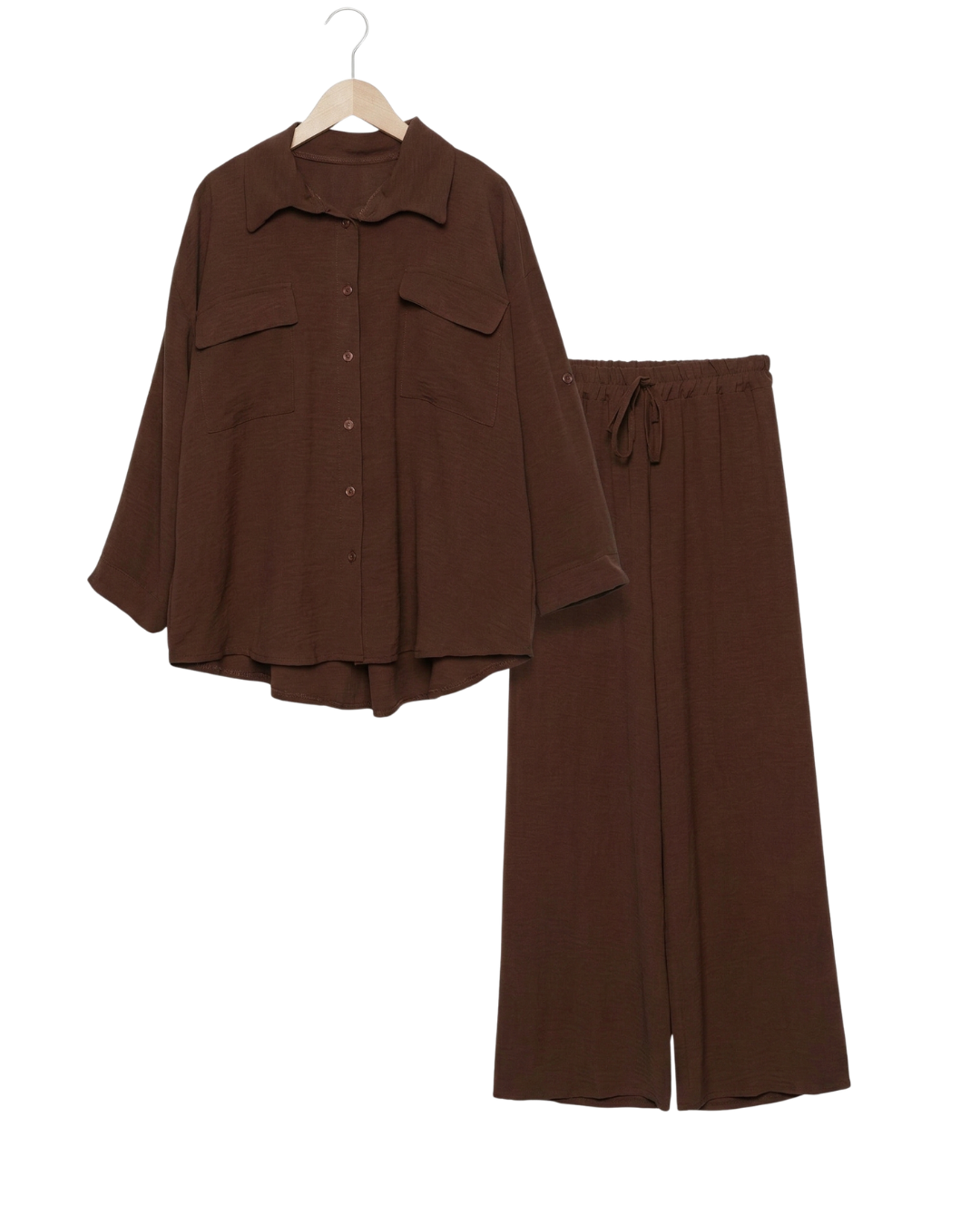 Conjunto de Corte Holgado con Tela Texturizada para Mujer®