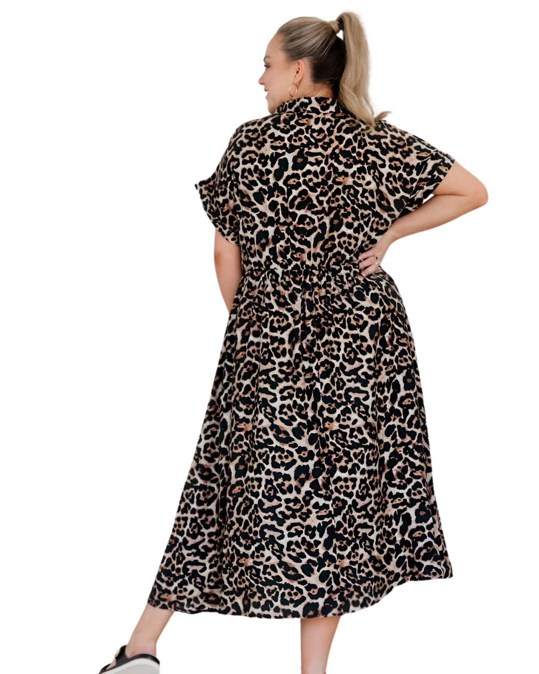 Vestido Roma Fluido con Escote en V