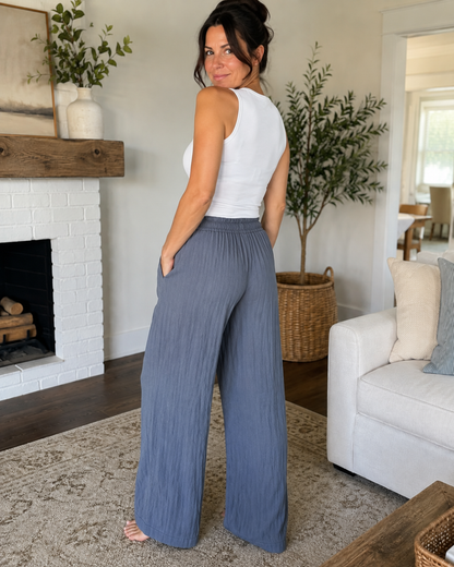 Pantalón Fluido con Cintura Ajustable®