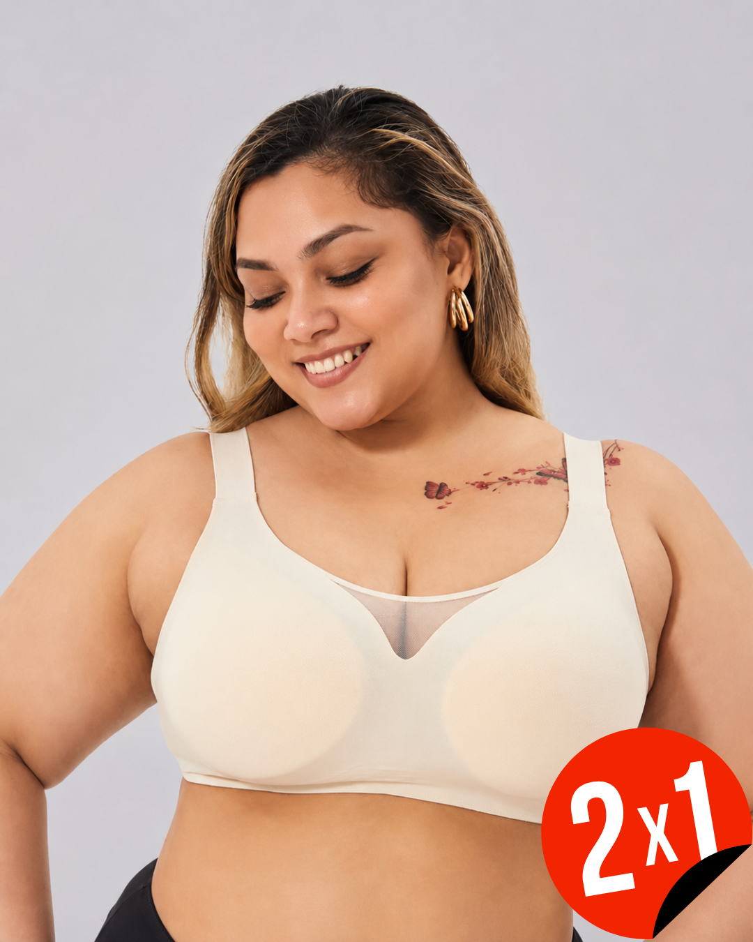 Sujetador Confort sin Costuras ni Aros (OFERTA 2X1)