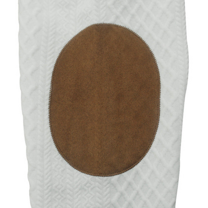 Jersey informal de manga larga con coderas para hombre®