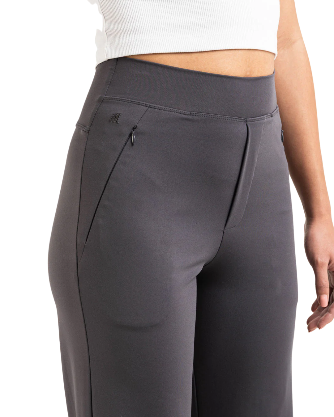 Pantalón de Corte Recto y Alta Elasticidad para Mujer