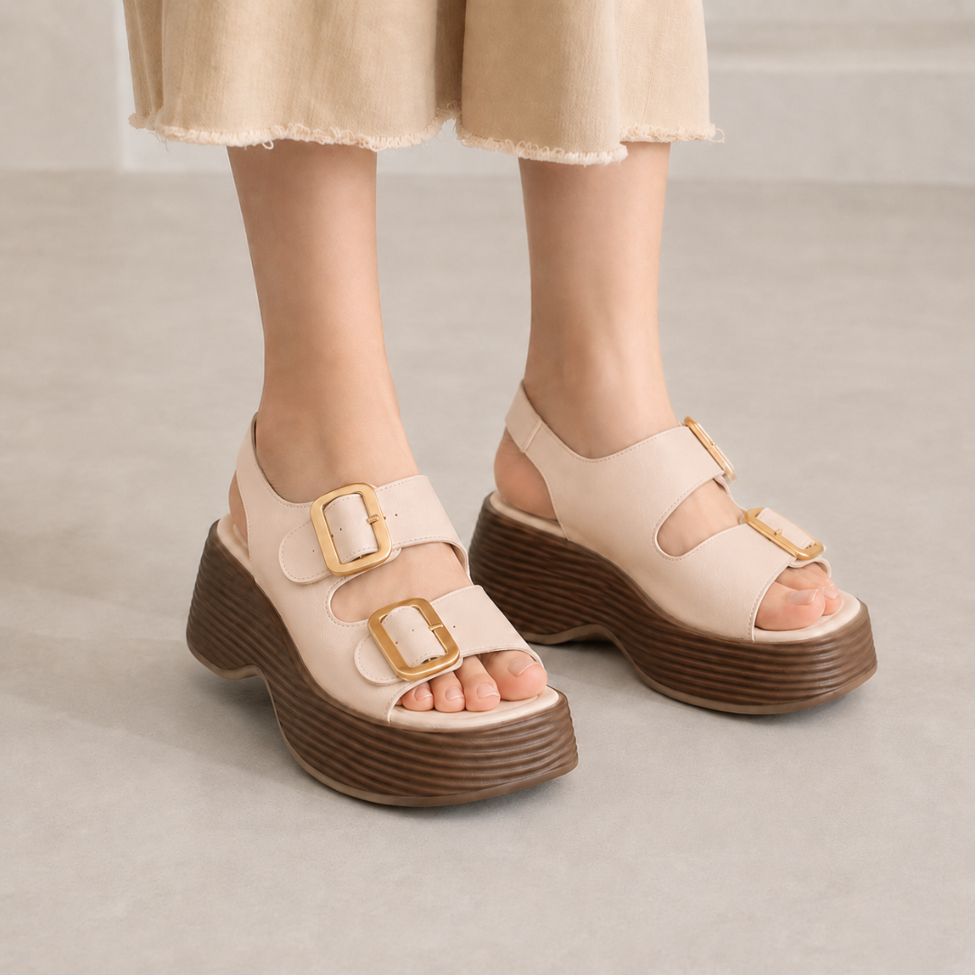 Sandalias de plataforma con hebillas®