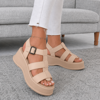 Sandalias con Estampado Animal®