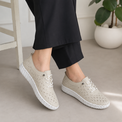 Bailarinas de piel auténtica estampada®