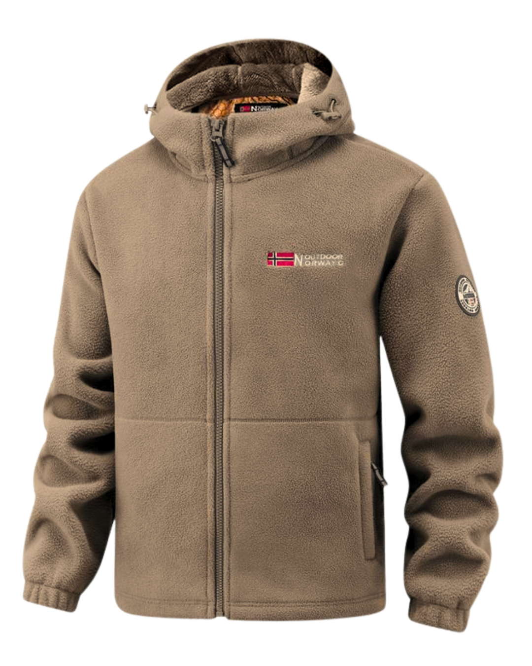 Chaqueta Polar Unisex con Capucha