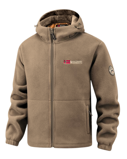 Chaqueta Polar Unisex con Capucha