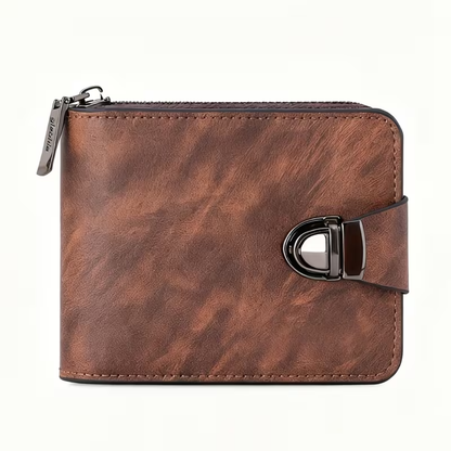 Billetera Vintage Compacta con Cremallera®