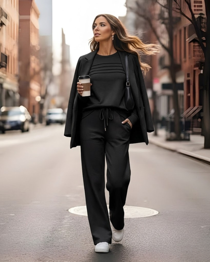 Conjunto de Suéter y Pantalón Casual