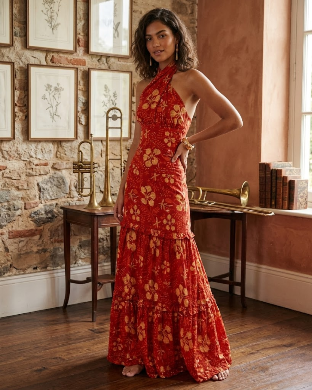 Vestido Largo de Punto París