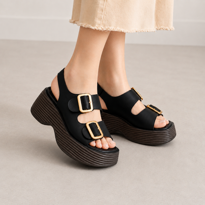 Sandalias de plataforma con hebillas®