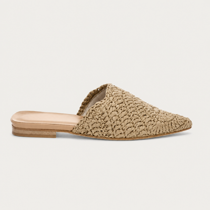 Sandalias planas de ganchillo estilo boho