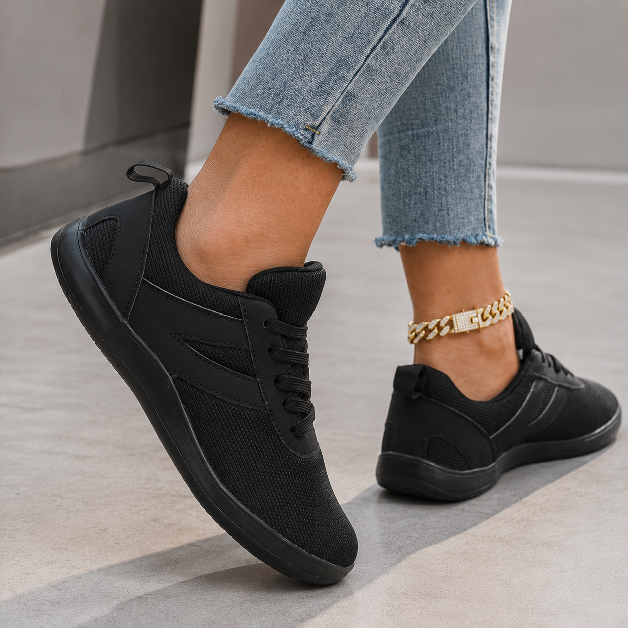Zapatillas Ligeras de Malla con Cordones®