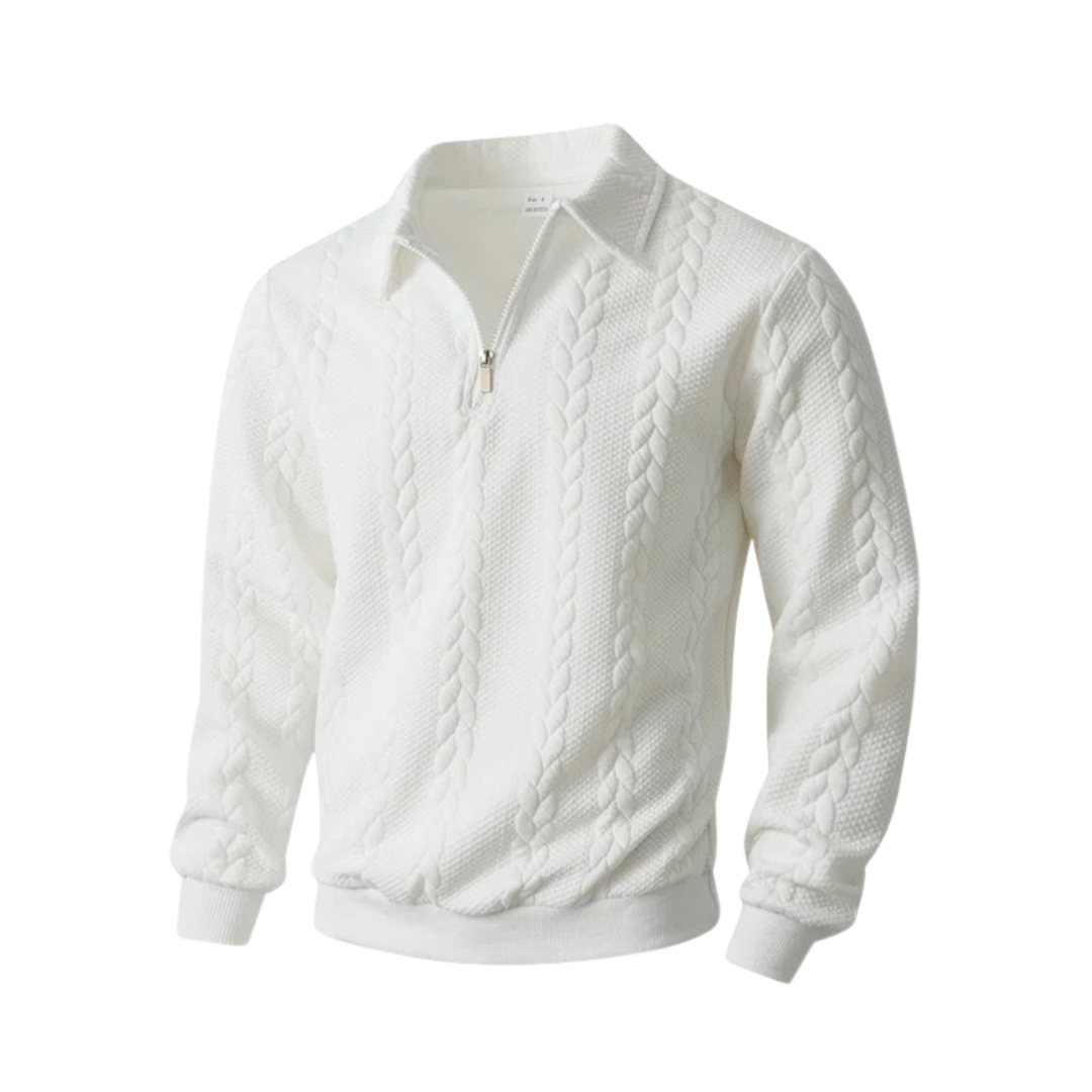 Suéter Térmico de Invierno con Textura Acolchada