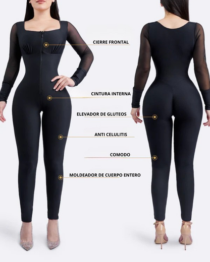 Faja Reductora con Cremallera Frontal y Efecto Lifting de Glúteos®