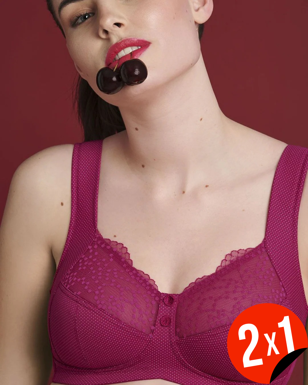 Sujetador con Aros y Tirantes Anchos (OFERTA 2X1)