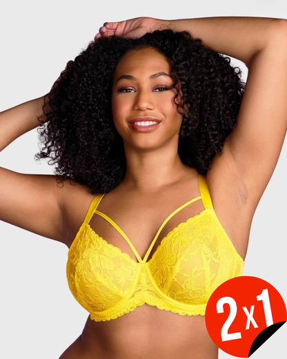 Sujetador de Encaje con Tiras Strappy (OFERTA 2X1)®