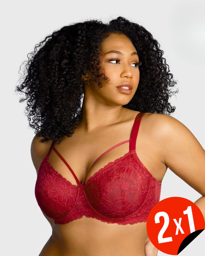 Sujetador de Encaje con Tiras Strappy (OFERTA 2X1)®