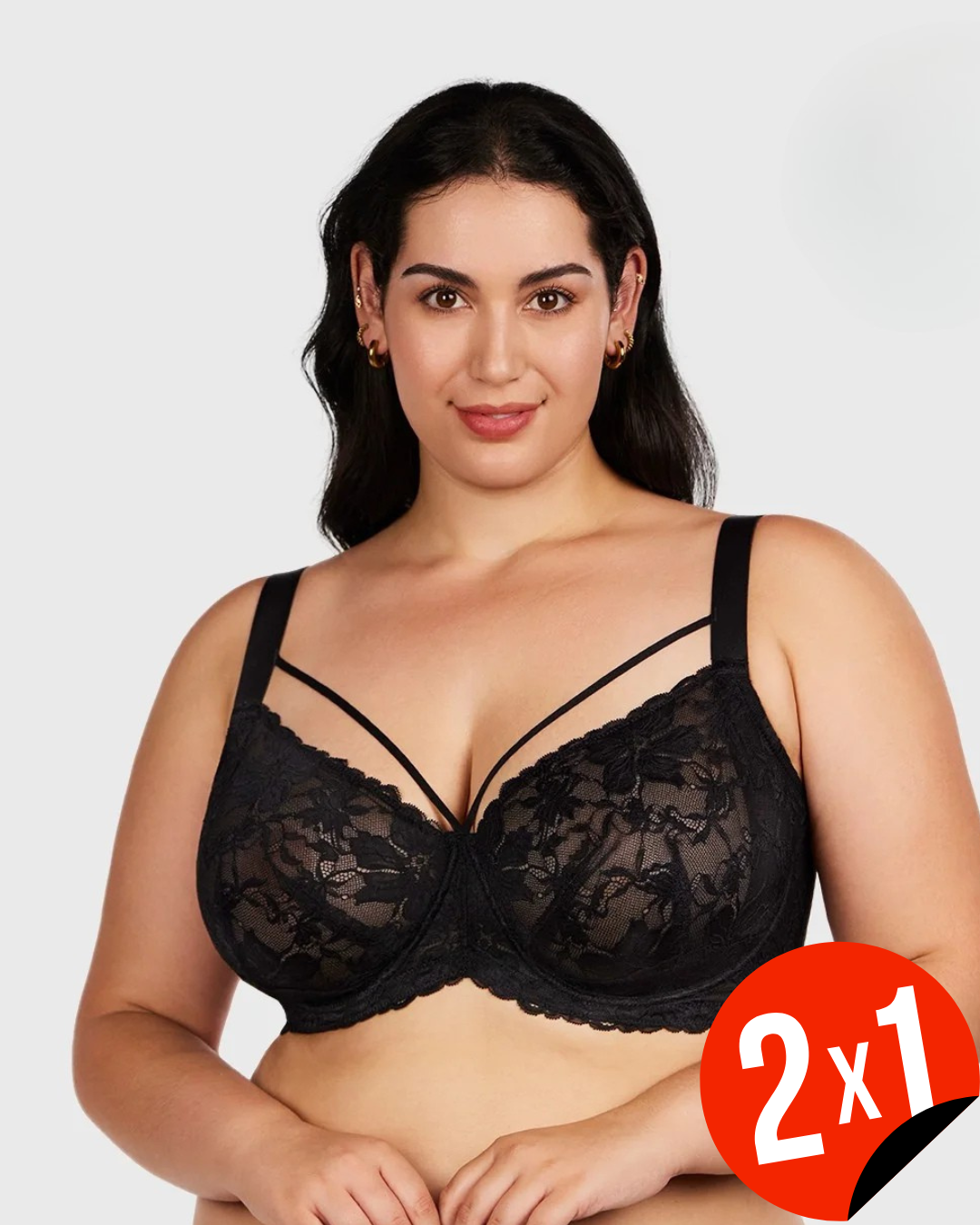 Sujetador de Encaje con Tiras Strappy (OFERTA 2X1)®