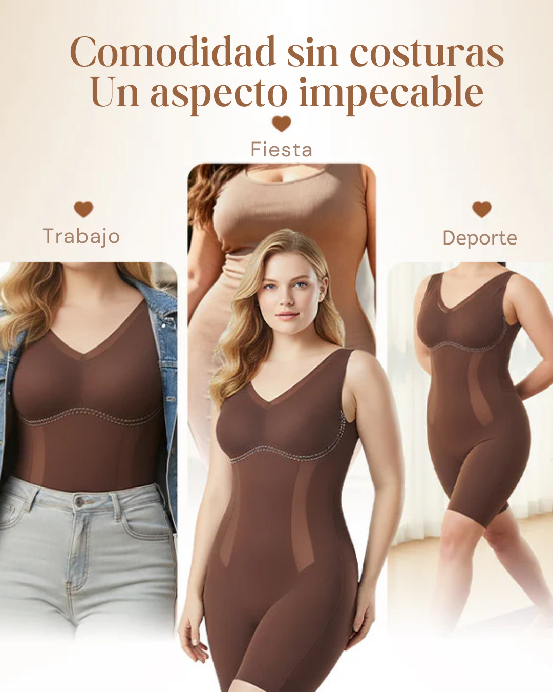 Body moldeador sin costuras