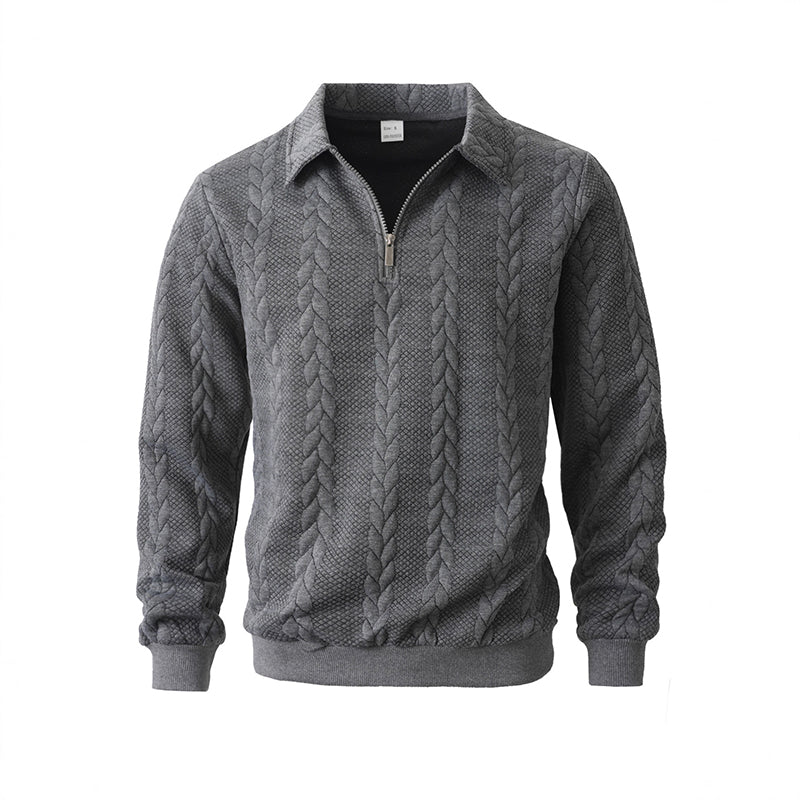 Suéter Térmico de Invierno con Textura Acolchada
