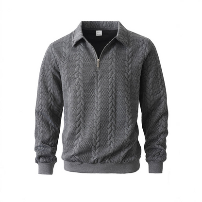 Suéter Térmico de Invierno con Textura Acolchada