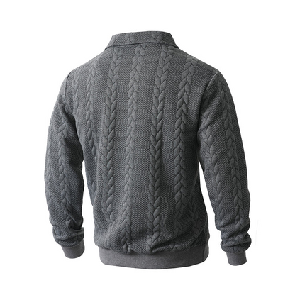 Suéter Térmico de Invierno con Textura Acolchada