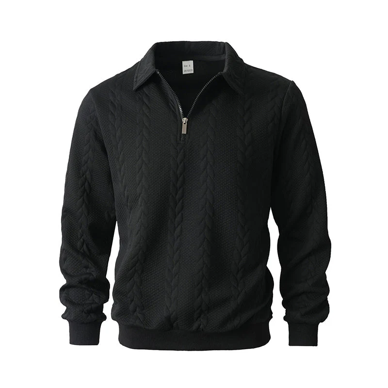 Suéter Térmico de Invierno con Textura Acolchada