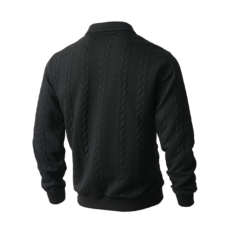 Suéter Térmico de Invierno con Textura Acolchada