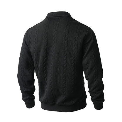 Suéter Térmico de Invierno con Textura Acolchada