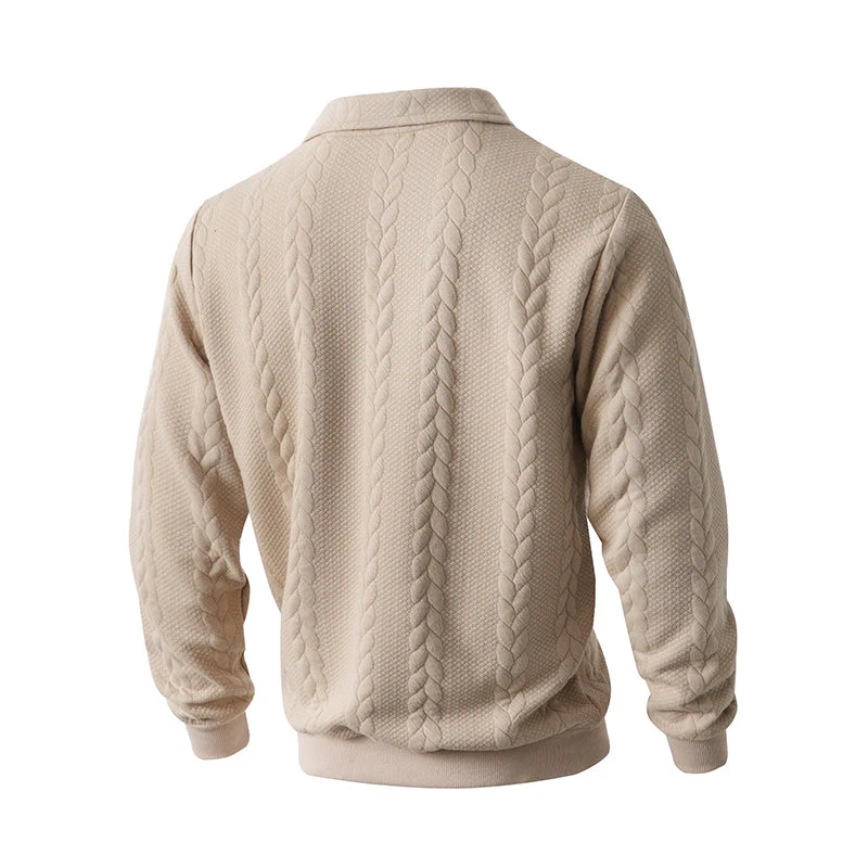 Suéter Térmico de Invierno con Textura Acolchada